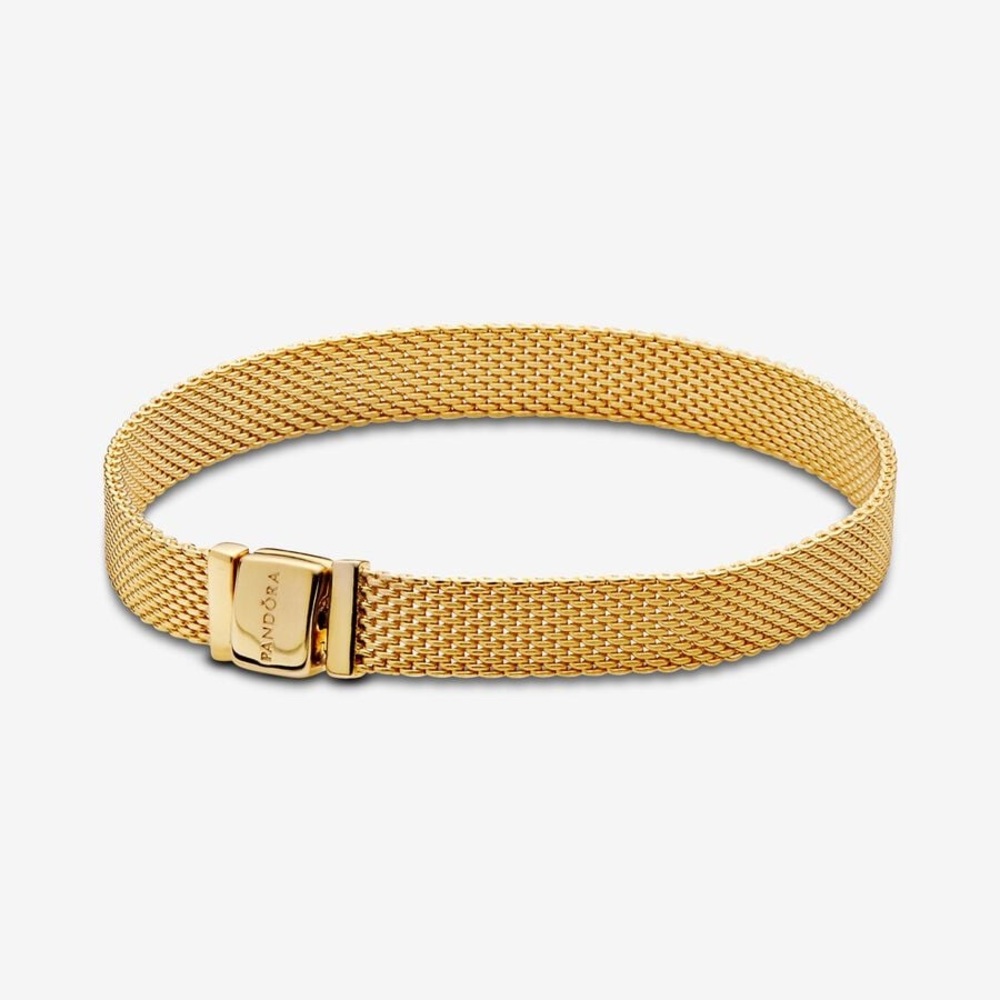 Pandora Gold Mesh Bracelet